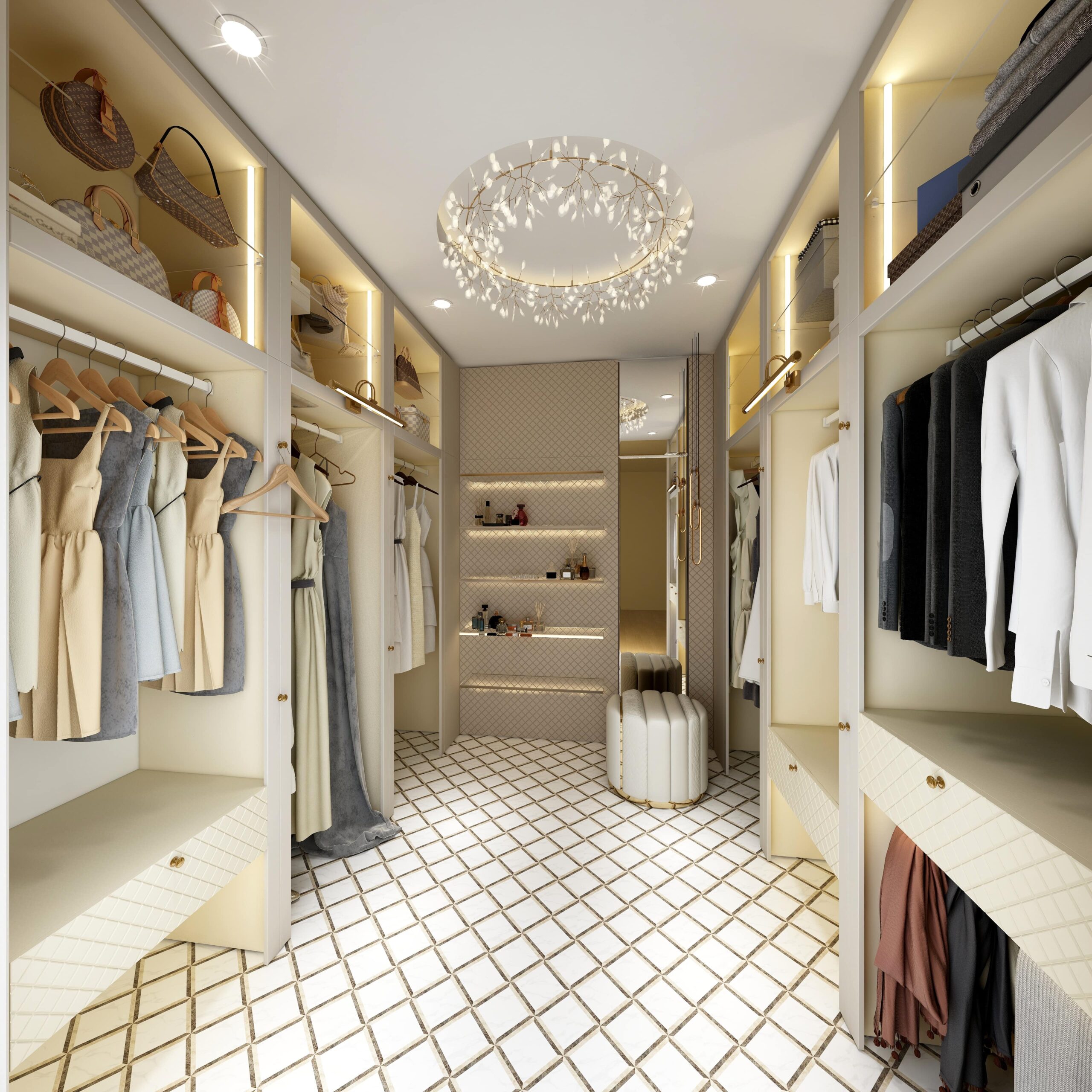 Luxurious Walk In Closet for Her